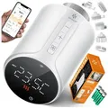 KESSER Heizkörperthermostat, Heizungsregler Smart Home Heizungssteuerung mit WLAN & APP Steuerung weiß