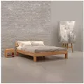 Krok Wood Massivholzbett Julia in Buche mit Kopfteil 180 cm x 220 cm