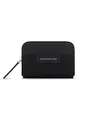 Kapten & Son Geldbörse Damen | Bergen Pro Wallet Small All Black | Portemonnaie Damen Klein Schwarz | Geldbeutel mit 8 Kartenfächern & Kleingeldfach | 9,5x11,5X 3,5 cm