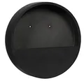 Finestgreen Hanging Wally Pflanzgefäß Schwarz | Wandgefäß zum bepflanzen (S Ø:40 T:7 cm, Schwarz) | Pottery Pots