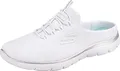 Skechers Damen Low-Top Sneaker Summits Swift Step, Frauen Sneakers,leger,Slipper,Schlupfschuhe,Slip-ons,Skater,Low-top,Lady,Weiß,37 EU