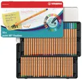 STABILO - Fineliner - point 88-50er Metalletui - 2x blau, rot, schwarz