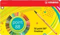 STABILO® POINT 88 50 STÜCK IN METALLBOX NEU OVP