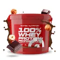 Scitec Nutrition 100% Whey Protein Professional - Angereichert mit zusätzlichen Aminosäuren und Verdauungsenzymen - Glutenfrei - Palmölfrei, 5 kg, Schokolade-Haselnuss