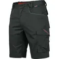 Würth MODYF Arbeitsshorts Stretch X Kurze Arbeitshosen für Handwerker Komfortable, strapazierfähige Shorts mit Flexibilität grau 40