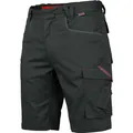 WÜRTH MODYF Arbeitsshorts Stretch X - professionelle Arbeitshose für Herren - Arbeitsshorts mit Reißverschluss - in der Größe 40 in Grau