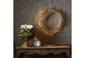 MARELIDA Dekokranz LED Lichtkranz Fizzy Fenster Türschmuck 50 LED D: 45cm für Innen gold