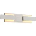 Musterring Leuchten LED-Wandleuchte Rivera Alu, Eisen, Stahl & Metall Silber Nickel matt