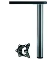 Tischbein Alto 110 cm Ø 60 mm höhenverstellbar +25 mm Chrom glänzend Stützfuß