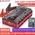 5000A 12V KFZ Auto Starthilfe Jump Starter 99800mah Ladegerät Booster Powerbank