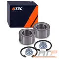 2x RADLAGERSATZ RADLAGER HINTEN FÜR BMW 1-ER E81 E82 E87 E88 3-ER E90 E91 E92