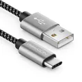 1,5m USB-C Kabel Nylon Ladekabel Datenkabel USB Typ C Handy Smartphone Tablet
