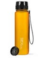 720°DGREE Trinkflasche Trinkflasche uberBottle softTouch mit Sieb honey yellow 1l