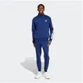 adidas Sportswear 3-STREIFEN FLEECE (2-tlg) blau M (48/50)