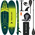 AQUALUST 12.0 iSUP Board Stand Up Paddle Surfboard aufblasbar Komplettset 365cm - Inhalt: Boardset+Kajakpaddel+Deluxe-Sitz