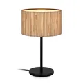 BRILONER - Tischlampe mit Seegras Schirm, Kabelschalter, E27, max. 10W, Lampe, Boho, aesthetic, Nachttischlampe, Tischleuchte, Dekolampe Flur, Bürolampe, Leselampe, Wohnzimmer, 25x41,5 cm, Natur
