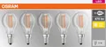 OSR 405807509066 - LED-Lampe BASE E14, 4 W, 470 lm, 2700 K, Filament, 5er-Pack