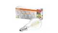5PAK Żarówka LED E14 P45 4W = 40W 470lm 2700K Ciepła Filament OSRAM Base