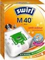 Swirl Staubsaugerbeutel M 40 EcoPor | Anti-Geruch | 4 Stück | 99,99% Feinstaubfilter | passend für Miele, Hoover | Weiß