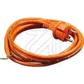PUR-ANSCHLUßLEITUNG 5m orange H05BQ-F 2x1,5mm² ANSCHLUSSKABEL LEITUNG MASCHINEN.
