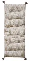 Chic Antique  Liegestuhl Auflage Polster 180x70cm Blattmotiv Beige Weiß 16103115