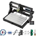 VEVOR 2500 mW CNC 3018 DIY Graviermaschine Pro 300x180x45mm Engraving Machine 3 Achse Mini Gravierer mit GRBL Steuerkarte und Offline Controller