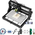 VEVOR 2500 mW CNC 3018 DIY Graviermaschine Pro 300x180x45mm Engraving Machine 3 Achse Mini Lasergravierer mit GRBL Steuerkarte und Offline