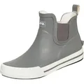 SALIHA Damen-Halbstiefel Momo grau/weiß Gr. 42 - Grau - 42