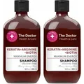 2 St. THE DOCTOR Health & Care Shampoo Maximale Stärke Keratin + Arginin + Biotin