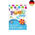 12 Einladungskarten Geburtstag Kinder Schwimmbad für Mädchen Jungen Jungs E