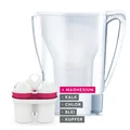 Berliner Kaffeeroesterei DE BWT - AQUAlizer HOME 2,7 l, Weiß, 1 x MagnesiumMineralized Water Kartusche 708392