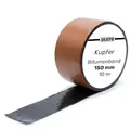 SILISTO Bitumenband Reparaturband 150 mm x 10 Meter, Farbe Kupfer - Klebeband für Risse & Fugen, Dichtungsband gegen Wasser und Feuchtigkeit, selbstklebend, Dach und Schornsteindichtung