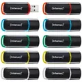 Intenso 3511561 USB-Stick 8 GB USB Typ-A 2.0 Schwarz, Rot, Grün, Transparent, Gelb, Blau
