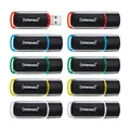 Intenso USB Stick Business Line Multipack 8GB 10er Set – USB 2.0 High Speed USB-A Flash Drive – bis zu 28 MB/s – kompatibel mit Windows & Mac