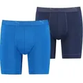 Puma 2P Sport Microfiber Long Boxer Blau Polyester X-Large Herren