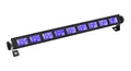 Showlite UL-9 UV-Bar - LED Schwarzlichtleiste - UV Bühnenbeleuchtung - für Party, Deko, Disco & Bar - mit Kabel und Netzteil