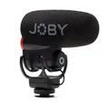 Joby Wavo Plus, Vlogging-Mikrofon für Kameras, Super-Nierenmikrofon mit Live-Audioüberwachung, Hochpassfilter, Auto-Power-Modus, LED-Batteriestatus, Mikrofon für Kompaktkameras