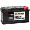 GEL 12V 100Ah Aufbau Verbraucher Versorger Wohnmobil Wohnwagen Solar Batterie