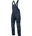 WÜRTH MODYF Arbeitslatzhose Stretch X - professionelle Arbeitshose für Herren - Latzhose mit Reißverschluss - in der Größe 50 in Blau