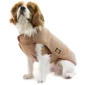 Fashion Dog Hundemantel Fleece-Hundemantel, Camel/Beige beige 65