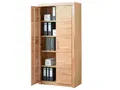 Büroschrank Aktenschrank Büromöbel mit 2 Türen OFFICE FOUR Kernbuche teilmassiv