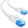 deleyCON MK1649, 10 m, Cat6, U/UTP (UTP), RJ-45, RJ-45, Weiß - Weiß