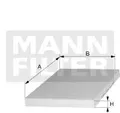 Innenraumfilter Aktivkohlefilter CUK 23 015-2 MANN-FILTER für BMW MINI