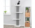 TRIXIE Katzen-Kletterwand Kratzbaum Acadia mit Wandbefestigung - grau - 160 cm