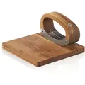 AdHoc Wiegemesser RoccaVerde 2tlg. Holz Braun