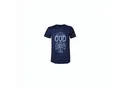 Uncharted 4 Herren T-Shirt For God and Liberty S Blau
