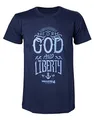 Uncharted 4 T-Shirt -S- God and Liberty, blau