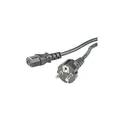 Hama 00029934 Kaltgeräte-Zuleitung Schutzkontakt-Stecker-3pol.-Kupplung 1,50m