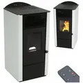 Apex - Pelletofen 9,5kw Pelletkamin Pelletheizung Kaminofen  Holzofen Glastür 56302