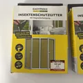 2xEasymaxx 03771 Fenster-Moskitonetz mit Magnetbefestigung 150 x 130 cm - Schwr